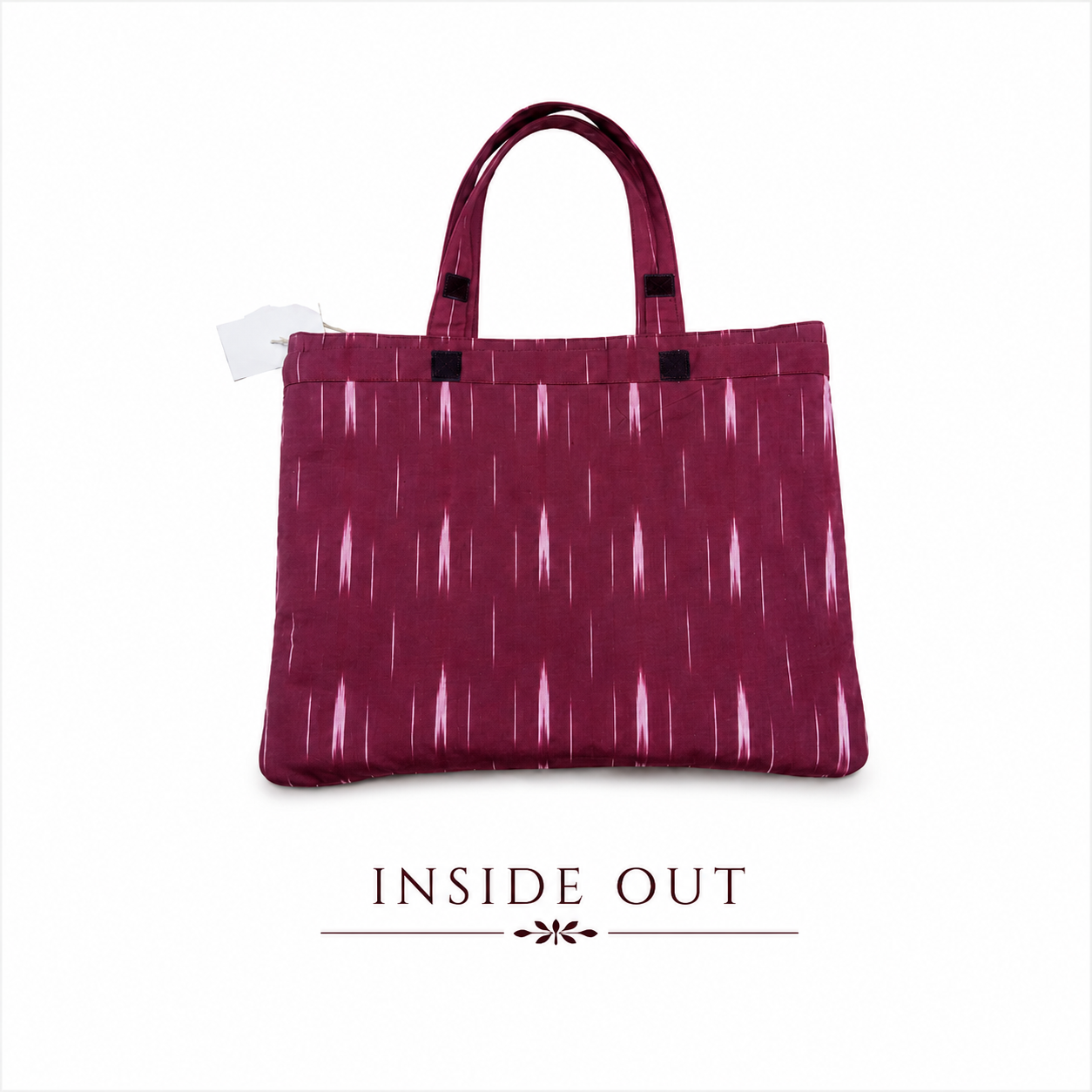 Hand-crafted Sujani Embroidered Cotton Tote Bag