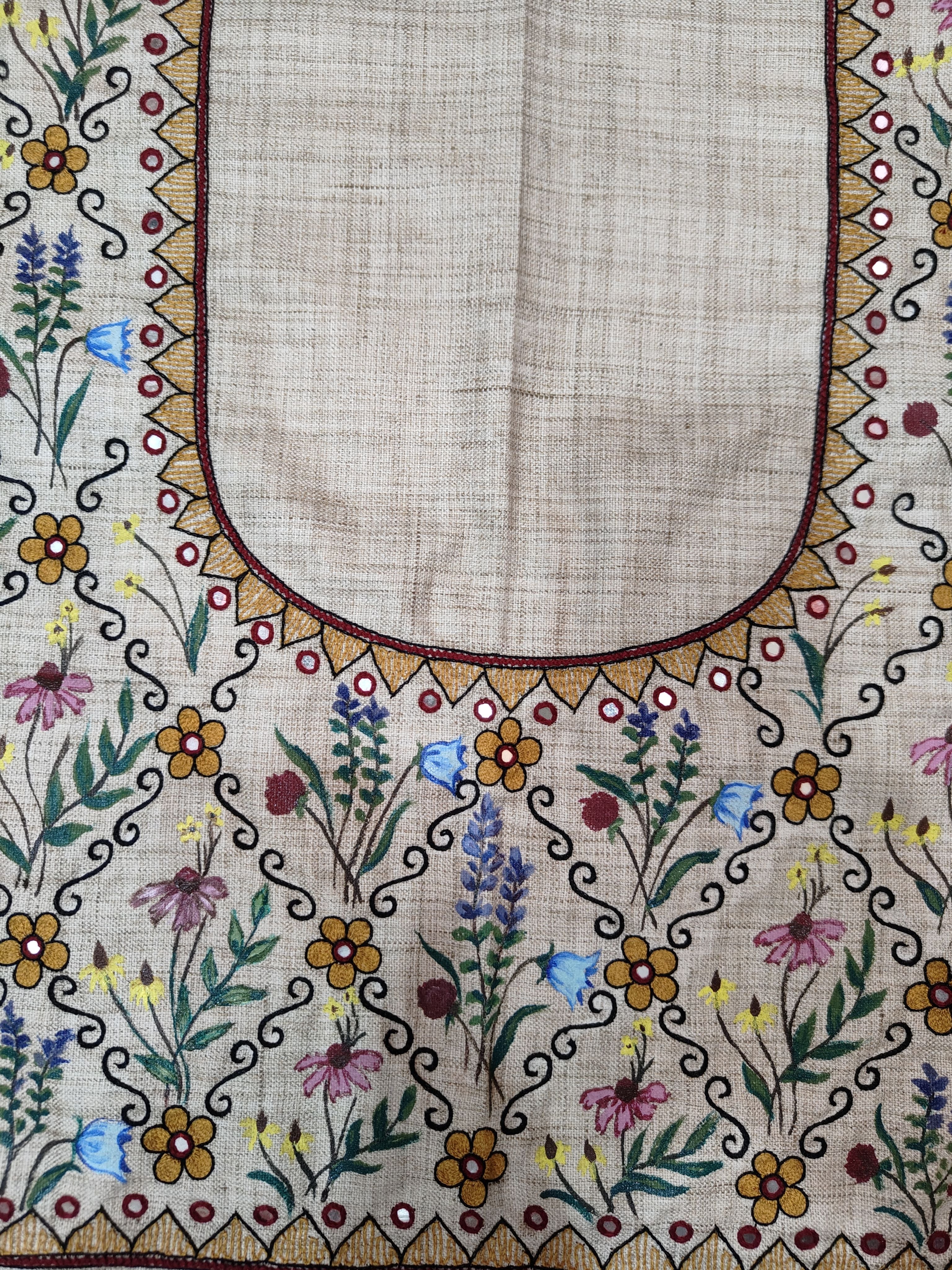 Handcrafted Elegance: Madhubani Style Blouse Piece on Pure Cotton