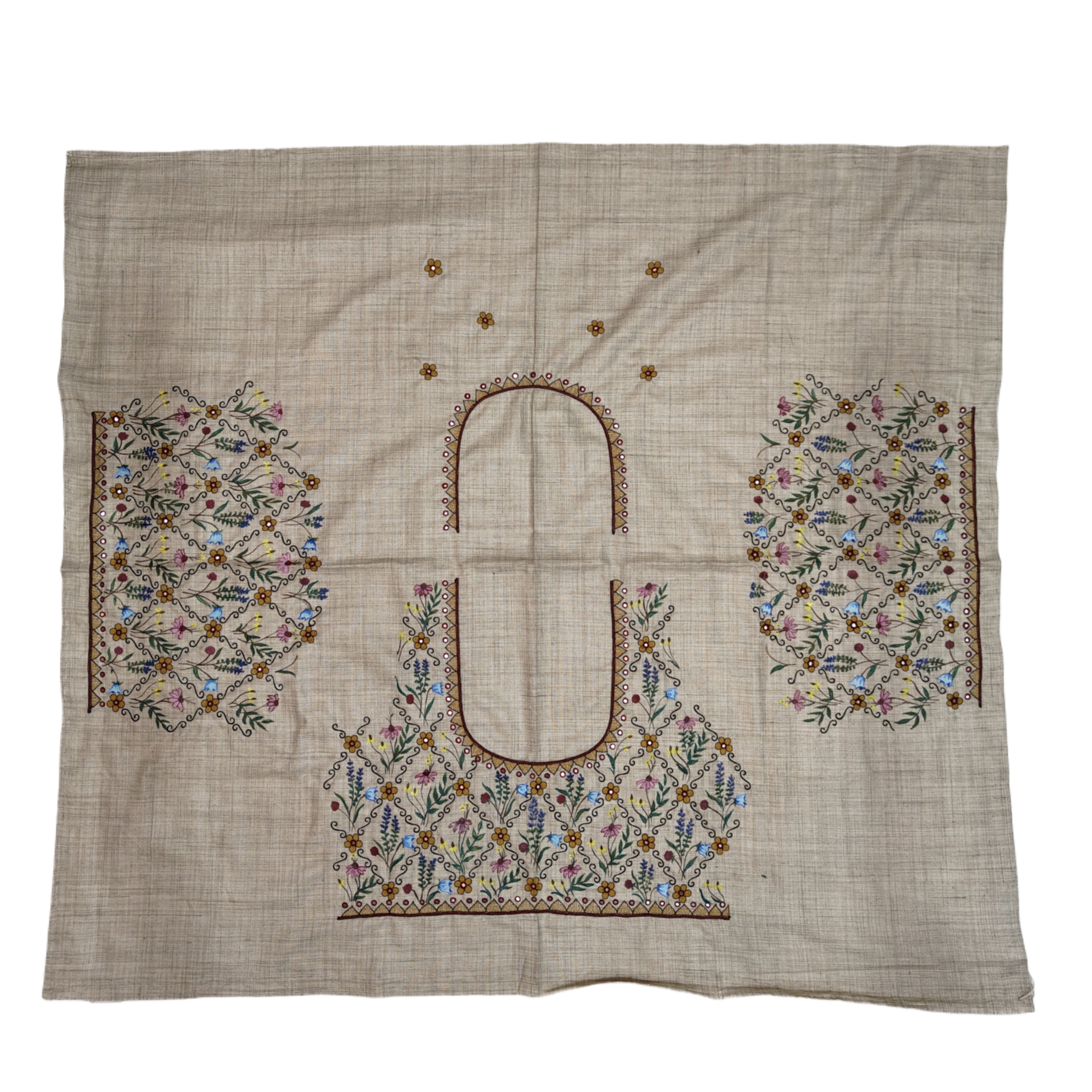 Handcrafted Elegance: Madhubani Style Blouse Piece on Pure Cotton