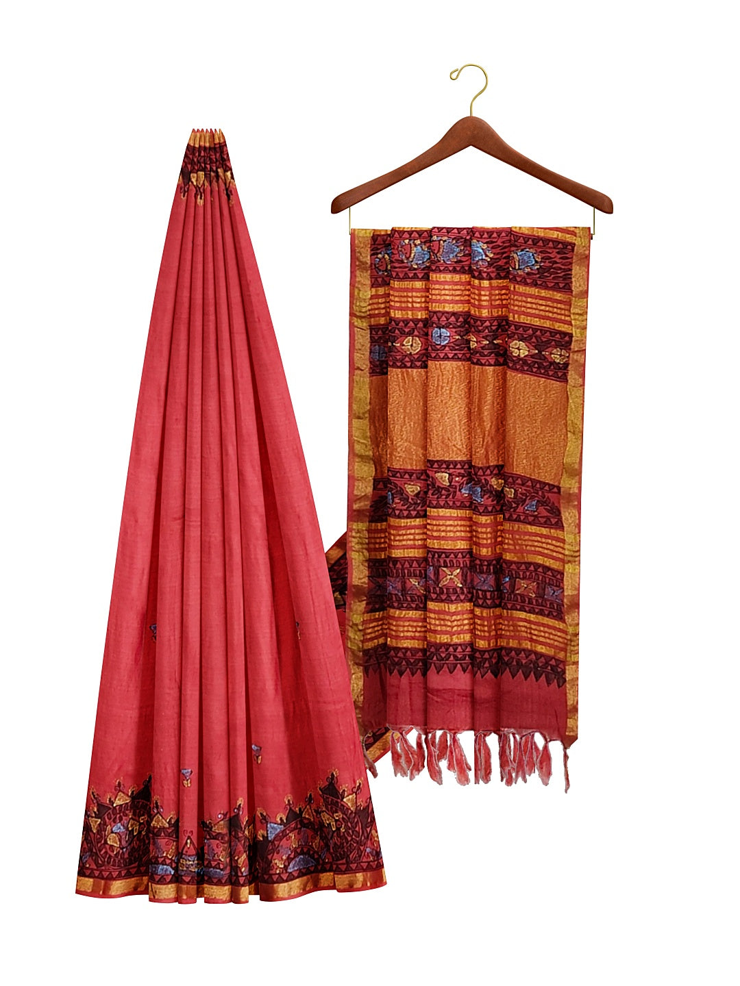 Dancing Doll on Cotton Silk – Grace in Every Move