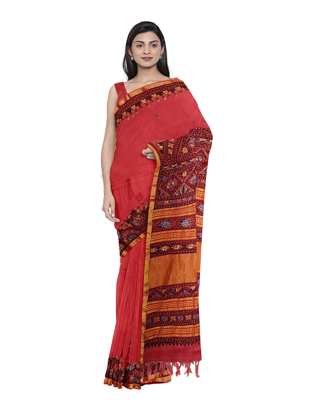 Dancing Doll on Cotton Silk – Grace in Every Move