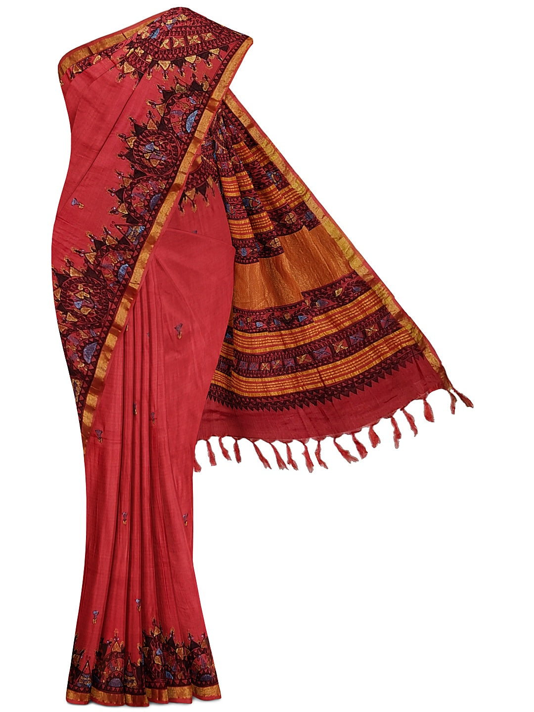 Dancing Doll on Cotton Silk – Grace in Every Move